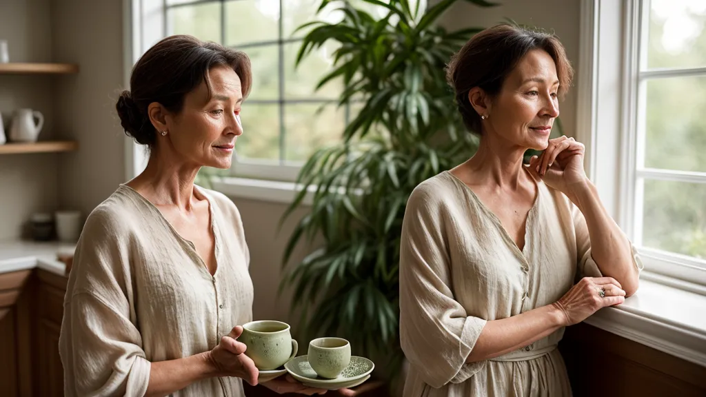 Chambre arrangée pour un sommeil naturel, exemple d'aménagement intérieur et d'hygiène de vie simple