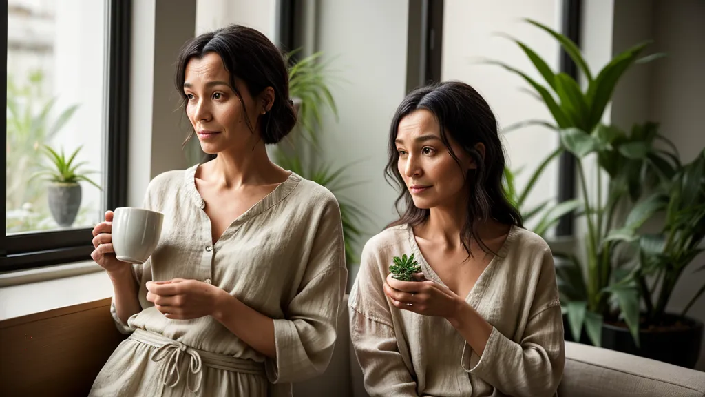 Astuces économiques contre la fatigue hivernale : bureau avec factures et lumière naturelle douce en fin d'après-midi