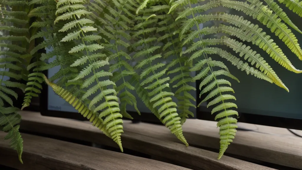 Plante verte sur un bureau pour maintenir l'humidité ambiante